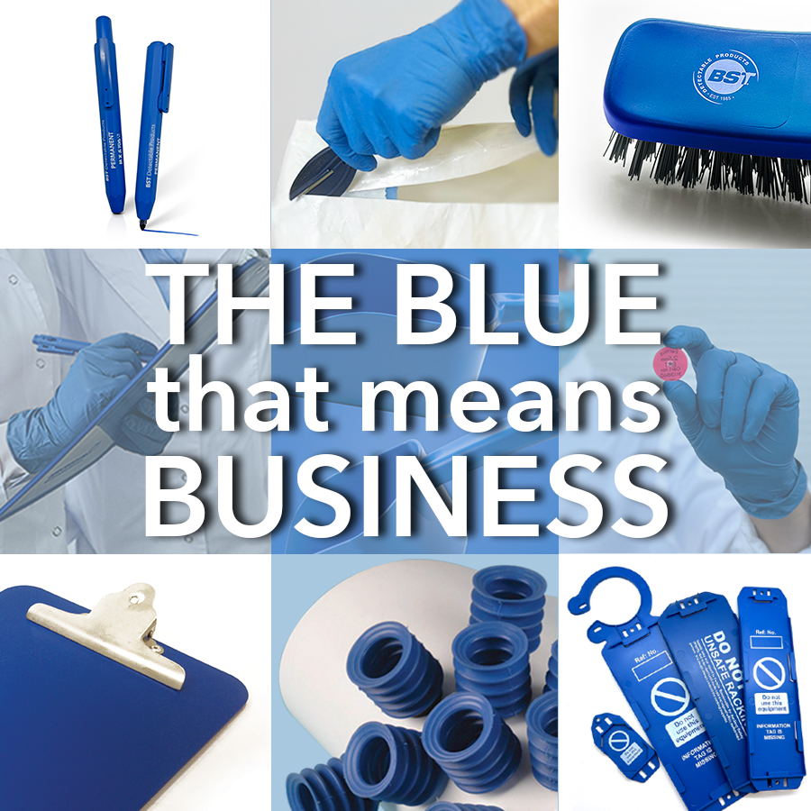 The blue that means business.