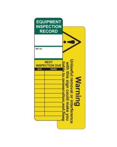 Universal Inspection Tag Insert
