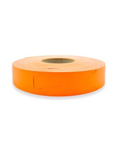 Blank Detectable Heat Resistant Loop Tags-Orange-Medium