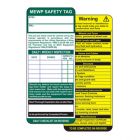 MEWP Safety Tag Insert