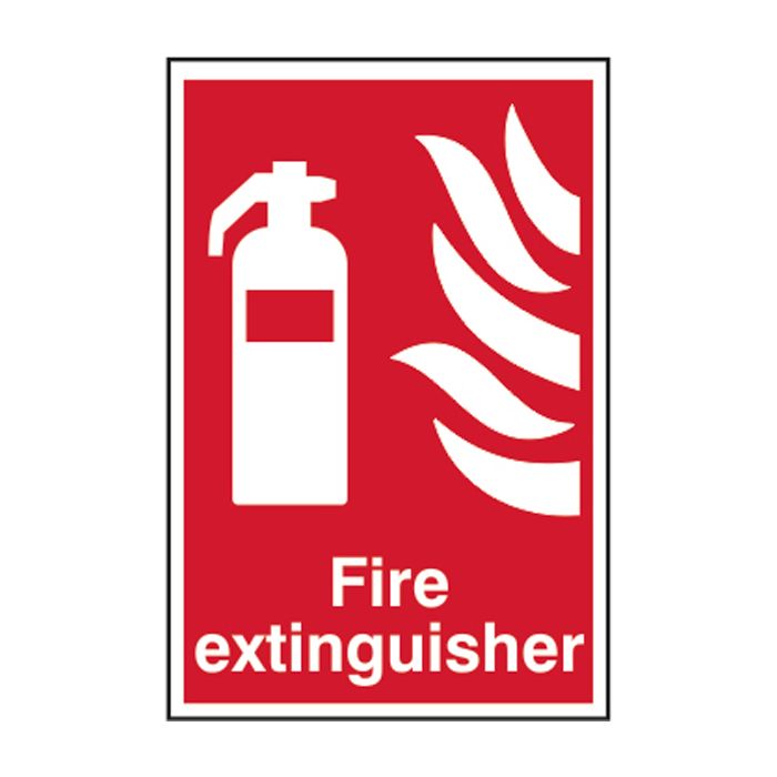 Fire Extinguisher 6" x 9" Acrylic Decal Sign Davsigns by Davson 