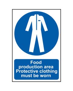 Food Production Area Sign