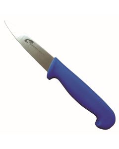 4" Pointed Veg Knife Serrated Edge - Blue