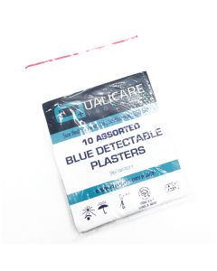 Qualicare Assorted Pouch of 10 Detectable Plasters