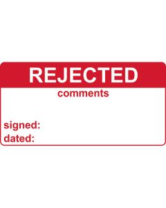 Rejected & Comments Labels
