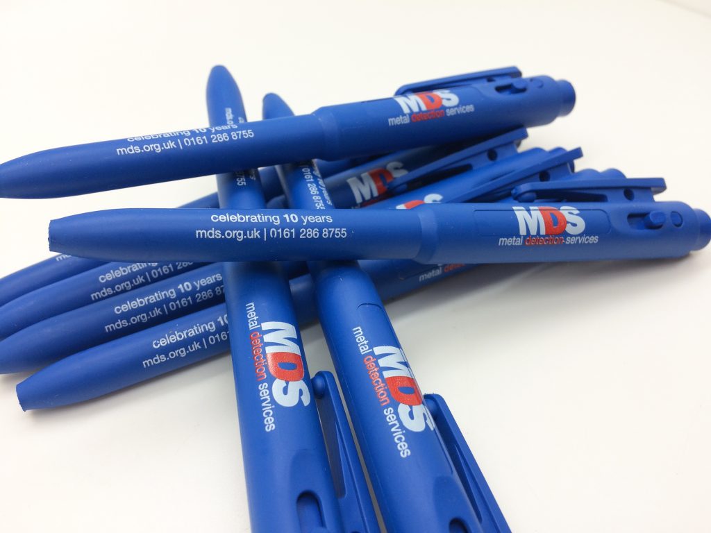 A case study on bespoke Detectapen® branding - for Metal Detection Services Ltd